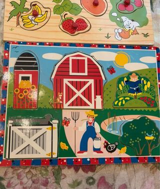 Giocattoli in legno formine due piastre