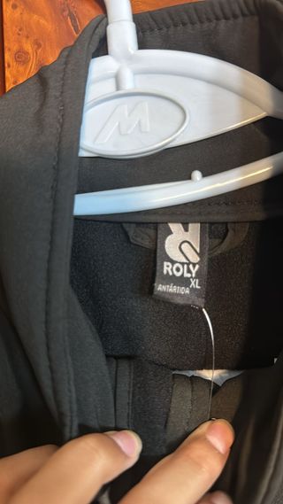 Chaqueta roly Antártida negro