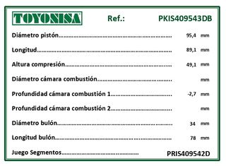 Pistón Completo Isuzu 4JG2-T