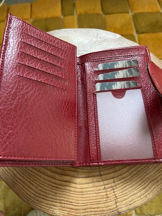 Cartera/Monedero/Billetero cuero Mujer