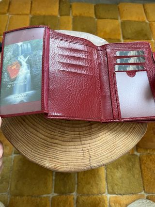 Cartera/Monedero/Billetero cuero Mujer