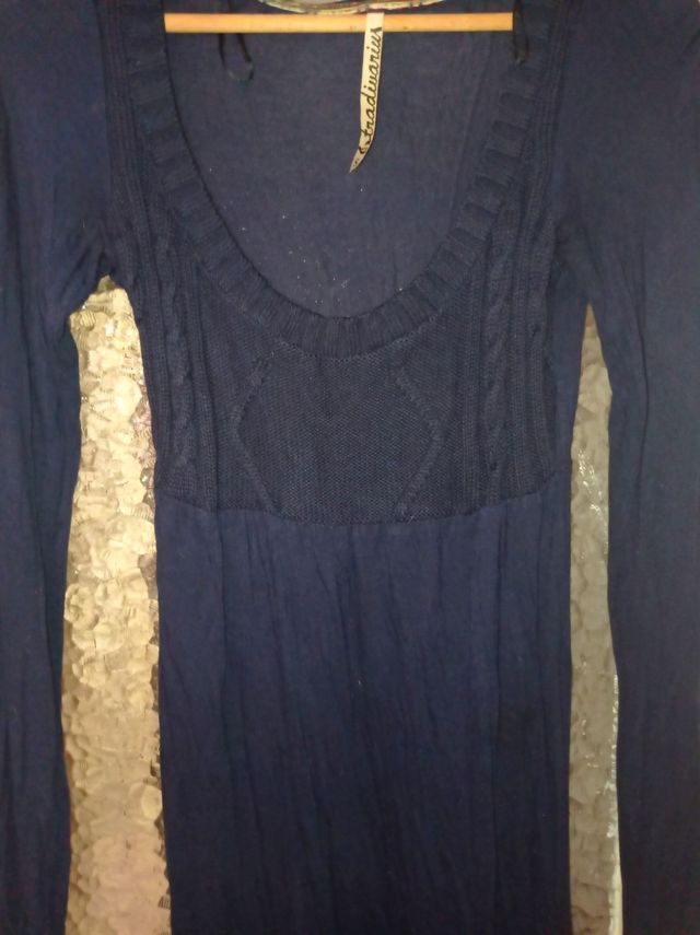 Vestido Azul Stradivarius