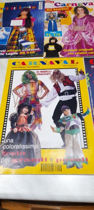 Set 5 riviste carnevale