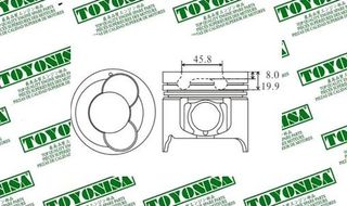 Pistón Completo Isuzu 4JH1-TC
