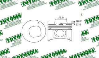 Pistón Completo Isuzu 4BE1