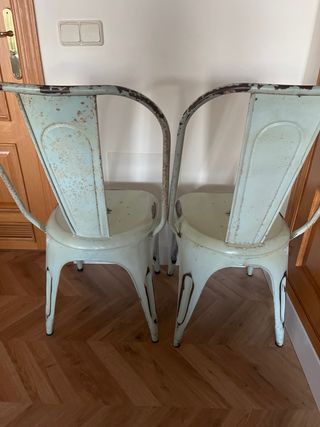 Pack de sillas de estilo vintage