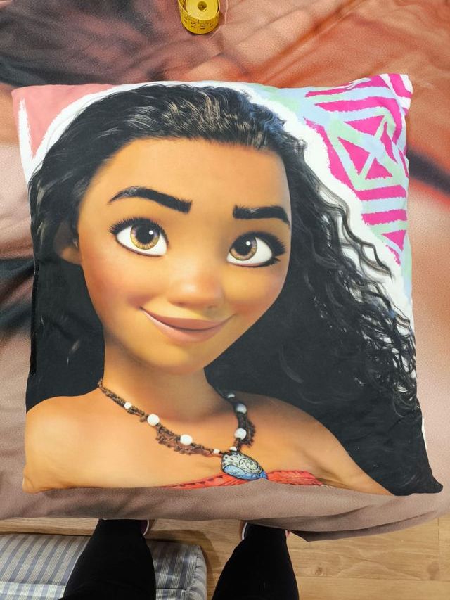 Cojín. Vaiana. Moana. Disney. 40x40. Perfecto esta