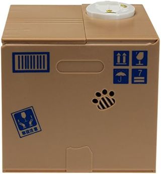 Hucha con Gato - Gato en la caja