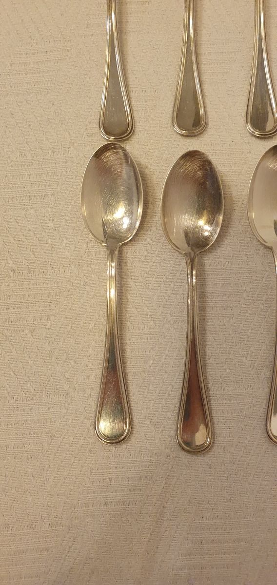 12 cucchiaini d'argento