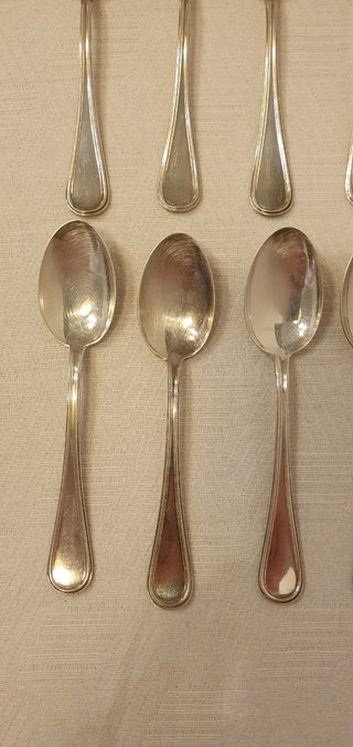 12 cucchiaini d'argento