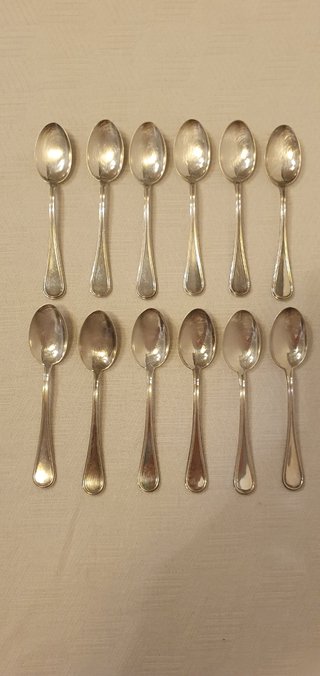 12 cucchiaini d'argento