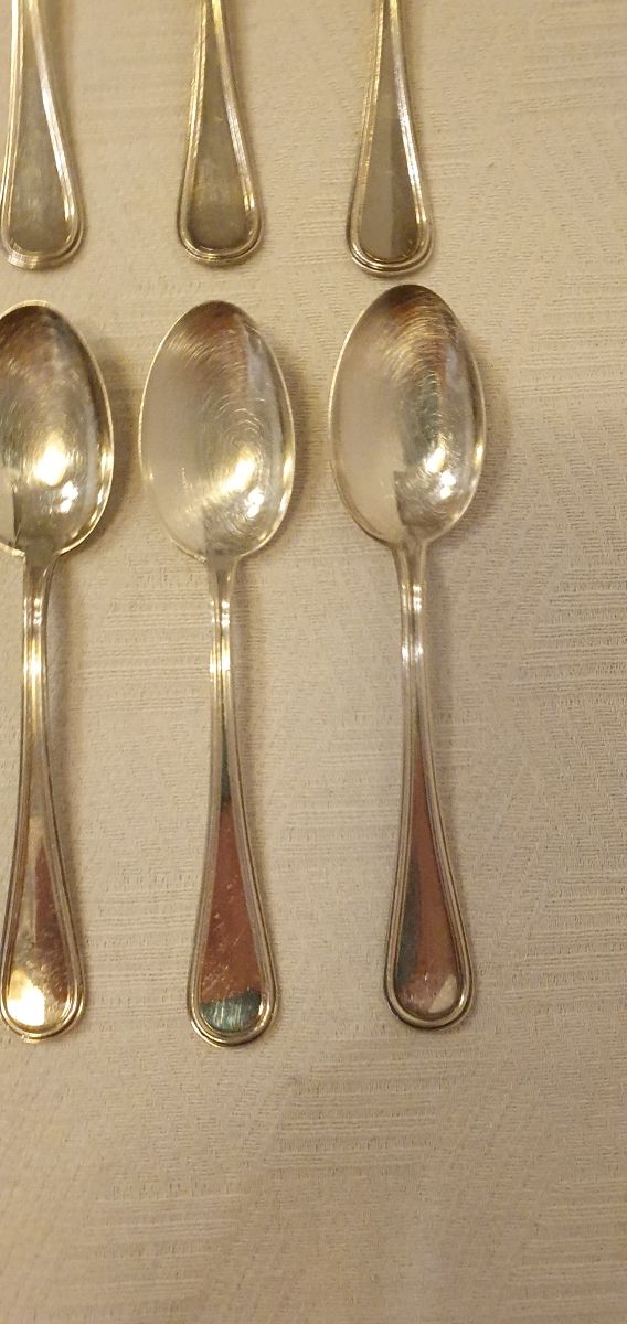 12 cucchiaini d'argento