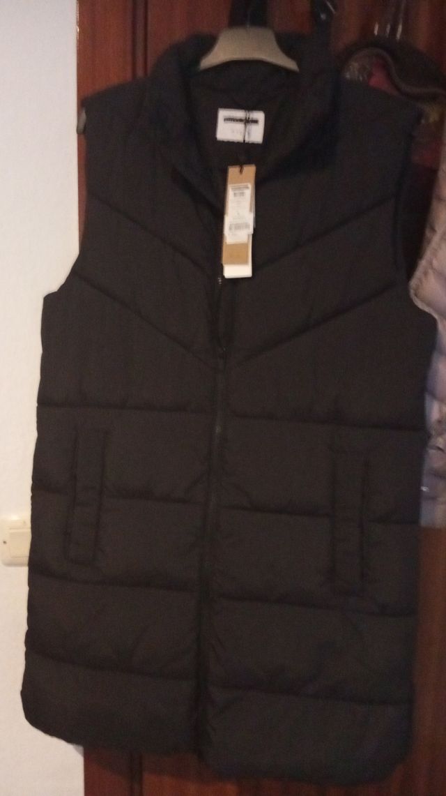 Chaleco largo mujer