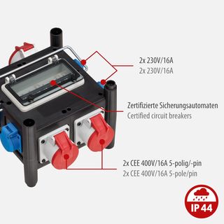 Brennenstuhl Distributore Corrente Compatto IP44