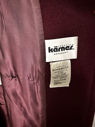 ABRIGO 70 % LANA / 10% cashmere