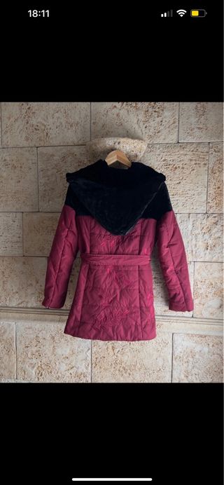 Chaqueta Niza bordada burdeos y terciopelo negro