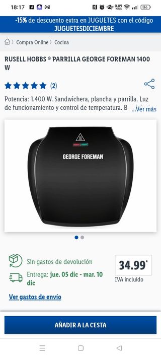 Plancha grill