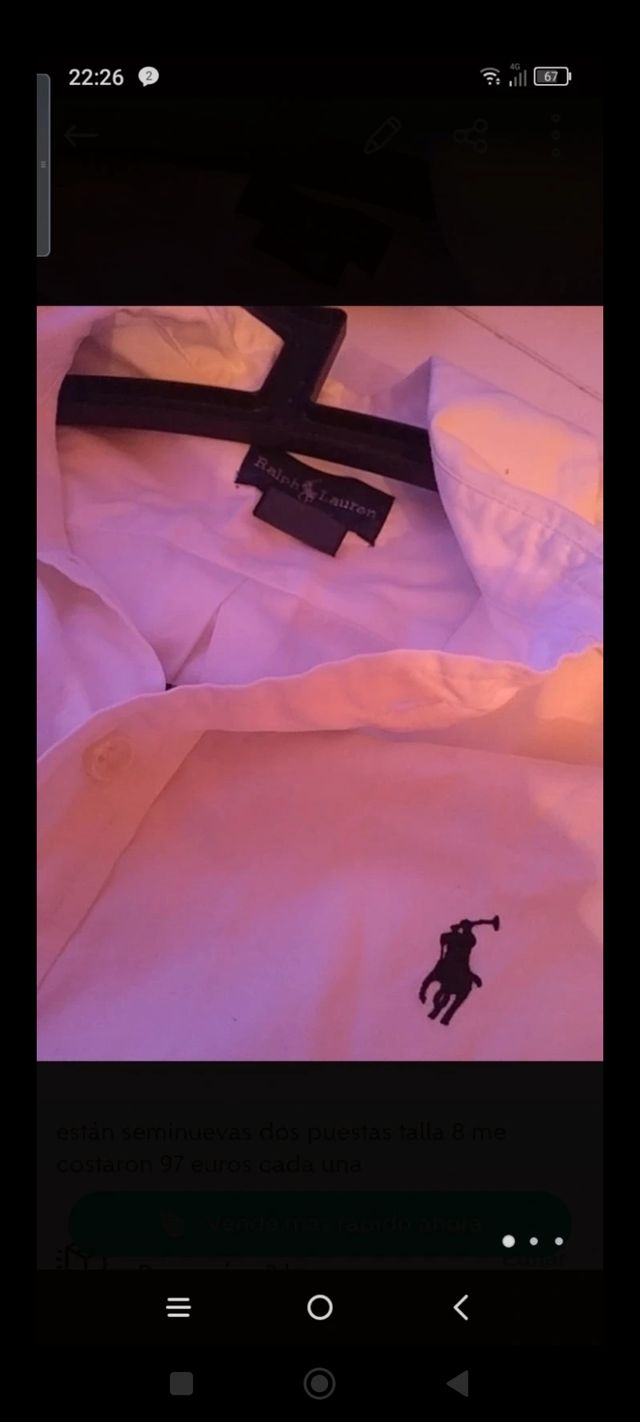 Camisas niño Ralph Lauren