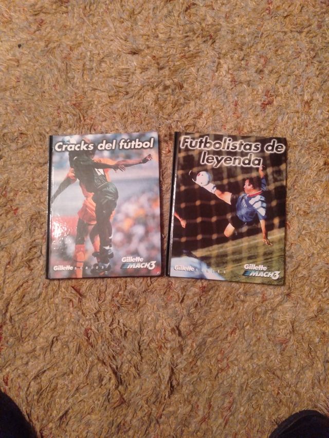 DOS LIBROS CRACKS Y LEYENDAS DEL FÚTBOL 