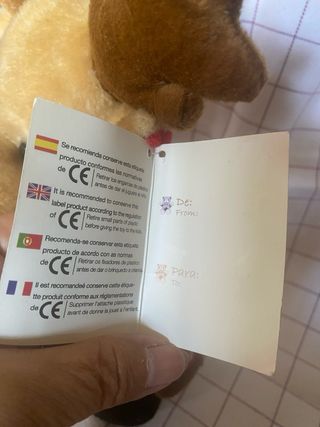 Peluche  Reno cantarin . 