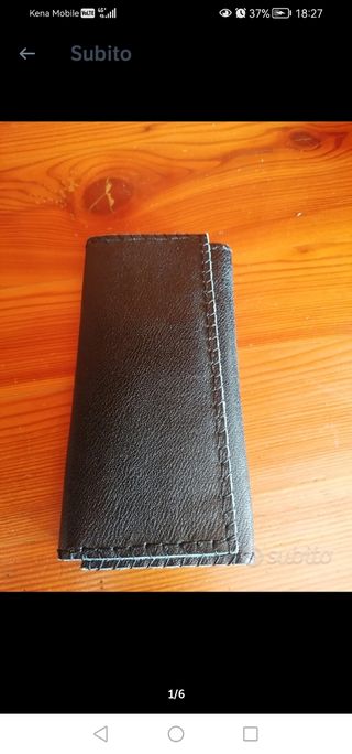 Portafoglio unisex vera pelle