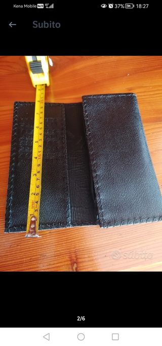 Portafoglio unisex vera pelle