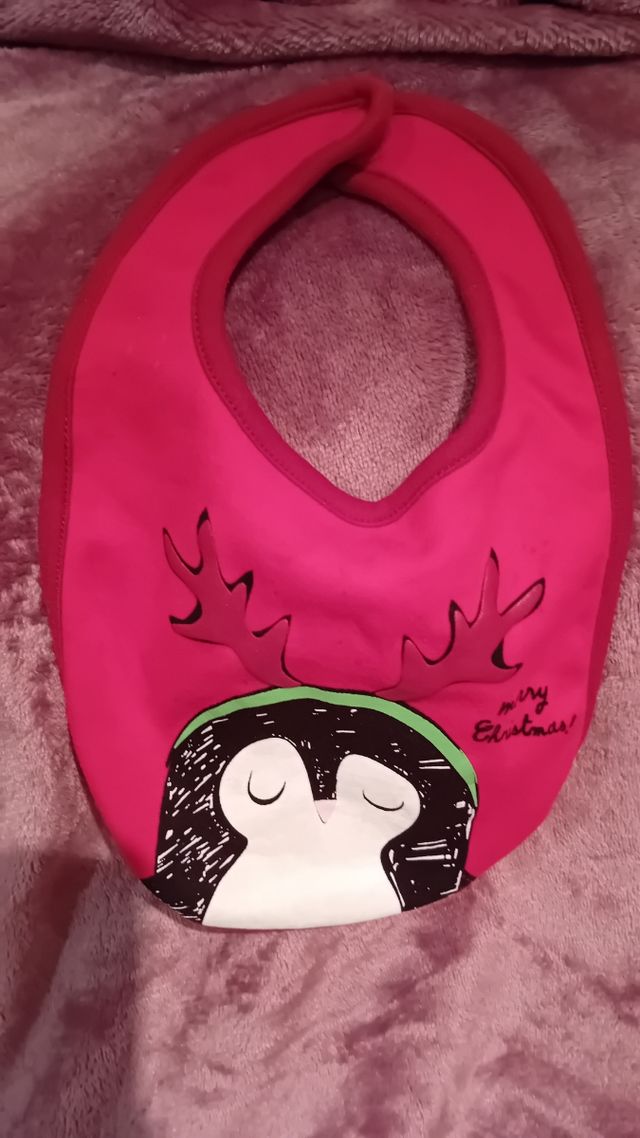 Babero bebé navidad