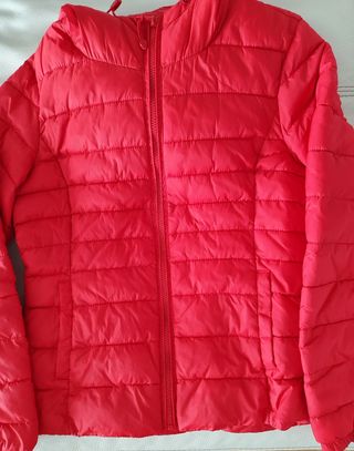 Chaqueta acolchada Only roja S