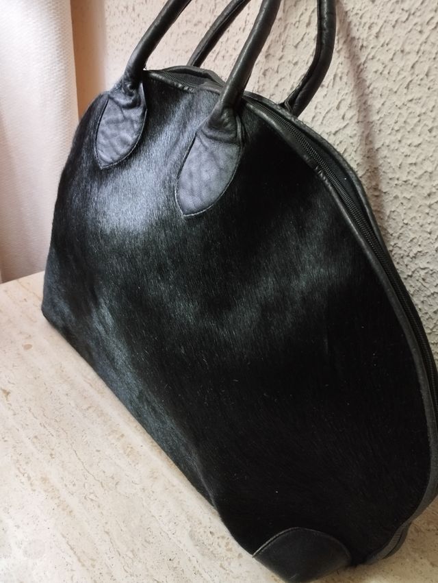 Bolso Medio Luna piel
