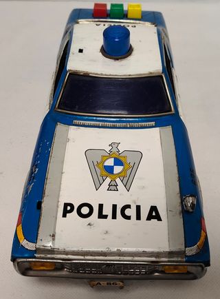 Coche Policía 635 Eléctrico Hojalata Ege España Añ