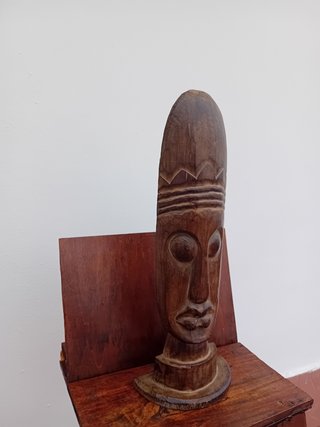Maschera etnica in legno