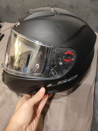 Casco niño moto. Ls2 Vector Evo talla XXS niño.