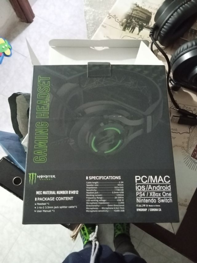 Cascos Gaming nuevo de Monster