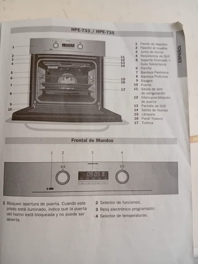 HORNO TEKA PIROLÍTICO
