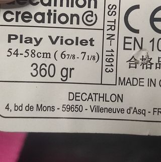 casco bici /patinaje decathlon 