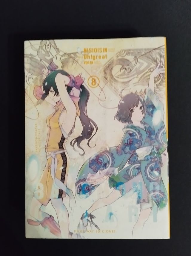 Pack mangas Bakemonogatari 1-9 y 13