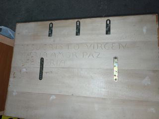 Perchero de madera maziza