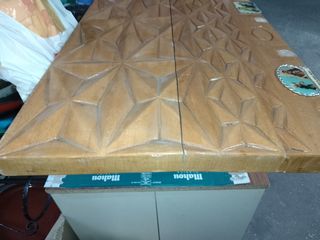 Perchero de madera maziza