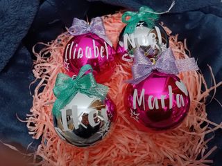 Bolas de navidad personalizadas