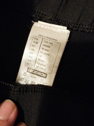 Culot largo ciclismo 10 años