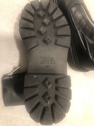 Botines plataforma Zara 37 negros