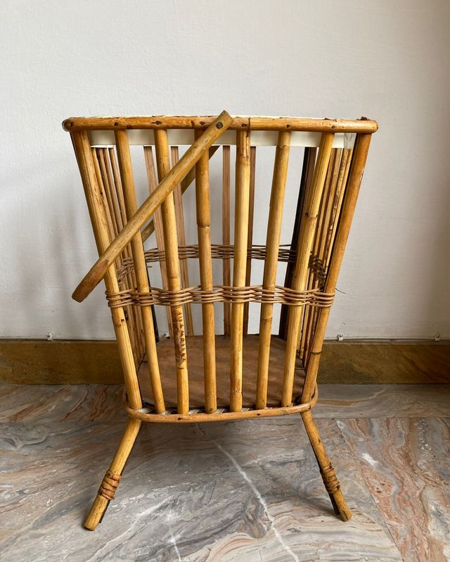 Cesto per cucito - Travailleuse in bambù, rattan