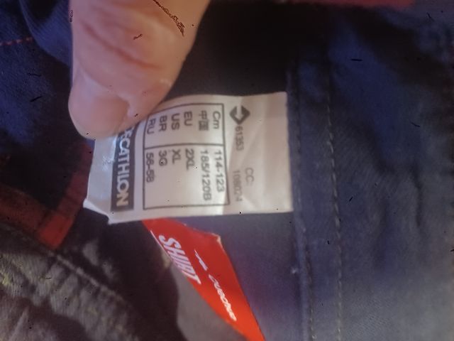 Camisa cuadros Quechua  Outdoor hombre