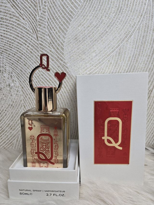 Perfume árabe Fragrance World mujer Queen o Hearts