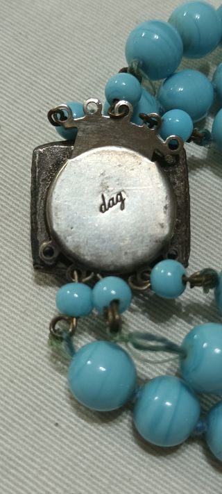 Collar perlas azules marca dag