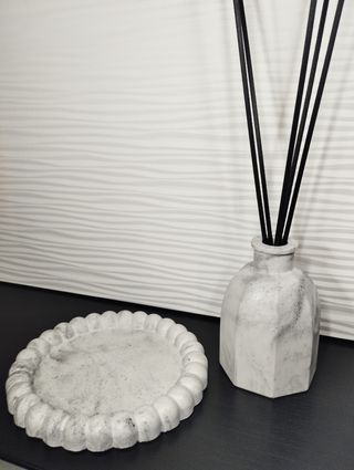 Set arredamento moderno vaso vassoio