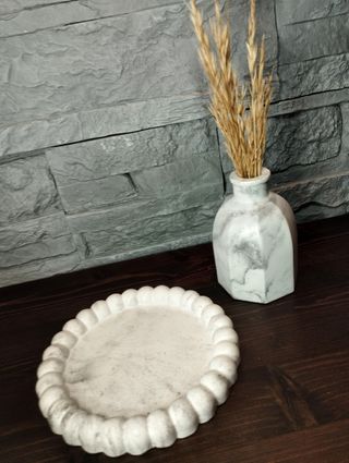 Set arredamento moderno vaso vassoio