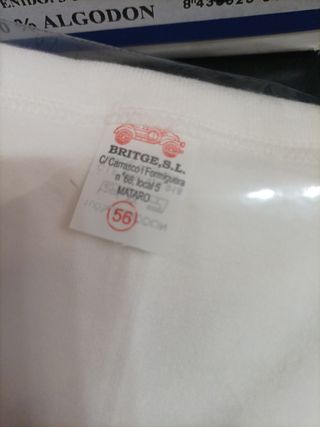 Liquidación camiseta manga larga algodon