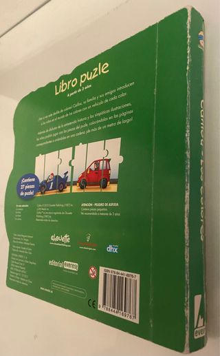 Caillou. Los colores. Libro puzle