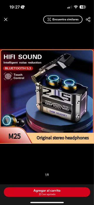 Auriculares inalámbricos M25